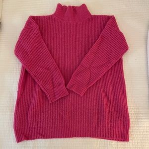 Pink Turtleneck Sweater